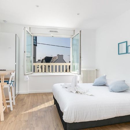 La Recouvrance : Chambre Spacieuse Avec Sdb Privative, Cuisine Et Salon Partages, Terrasse, Proche Facs Et Centre Brest Zewnętrze zdjęcie