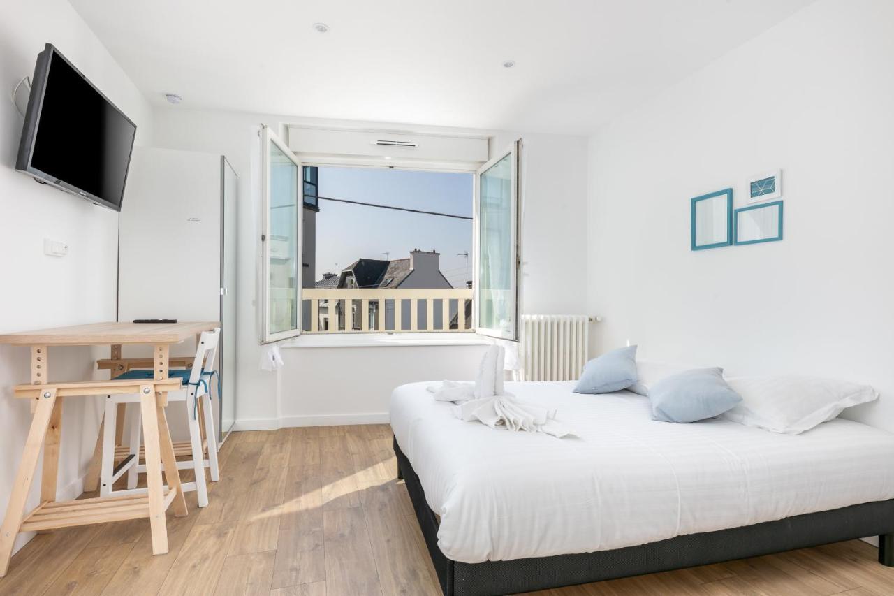 La Recouvrance : Chambre Spacieuse Avec Sdb Privative, Cuisine Et Salon Partages, Terrasse, Proche Facs Et Centre Brest Zewnętrze zdjęcie