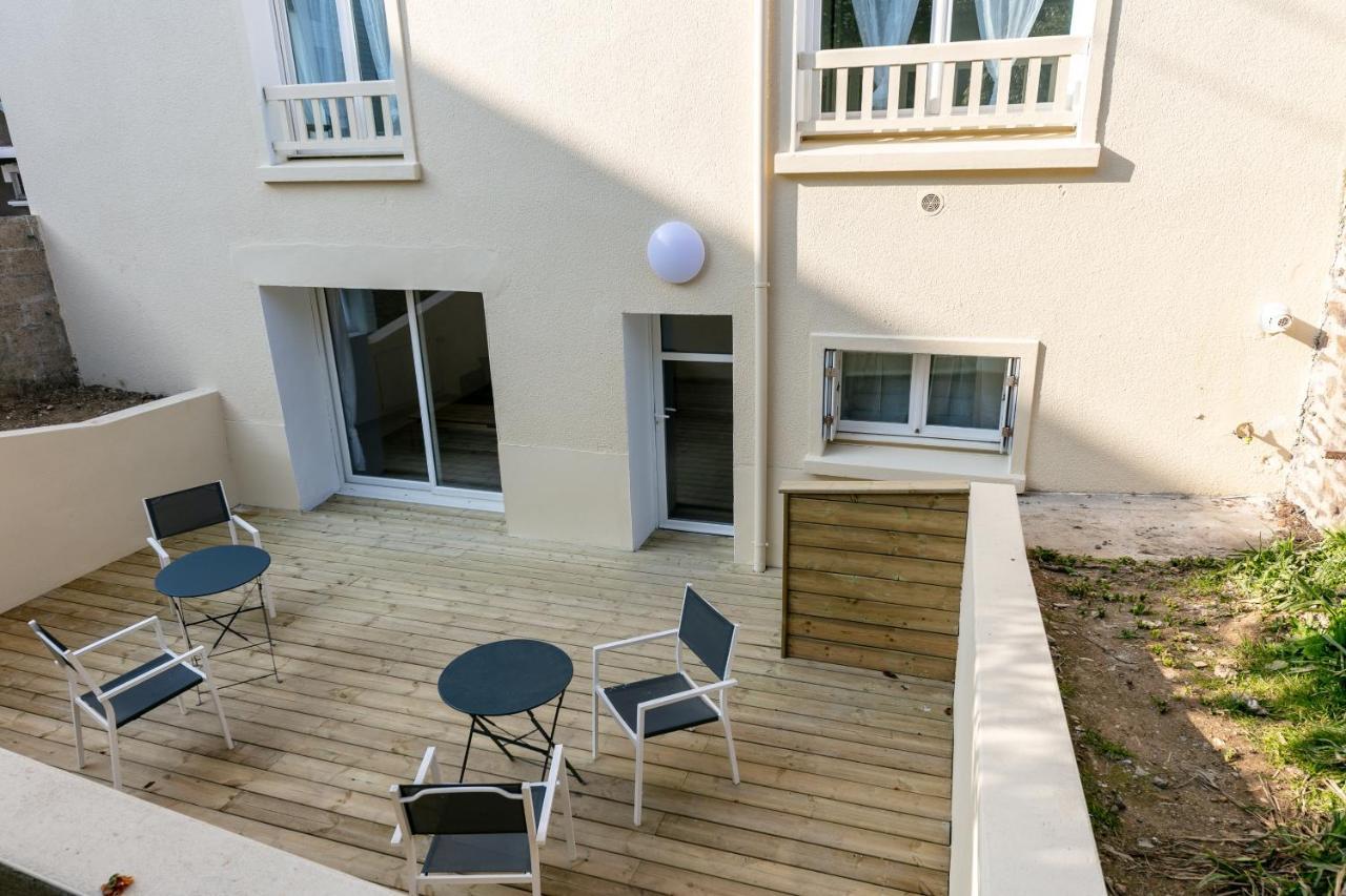 La Recouvrance : Chambre Spacieuse Avec Sdb Privative, Cuisine Et Salon Partages, Terrasse, Proche Facs Et Centre Brest Zewnętrze zdjęcie