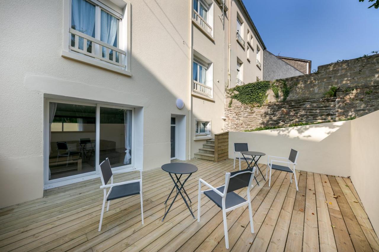 La Recouvrance : Chambre Spacieuse Avec Sdb Privative, Cuisine Et Salon Partages, Terrasse, Proche Facs Et Centre Brest Zewnętrze zdjęcie